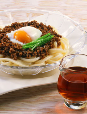 そぼろ肉うどん