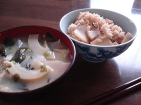 ☆美味しい簡単　たけのこの味噌汁☆　