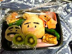キャラ弁５　おでんくん＆だいこん先生