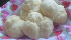 卵、油不要！簡単お豆腐パン♪