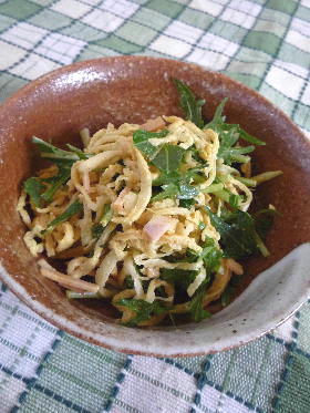 切り干し大根のカレーうどん風味サラダ