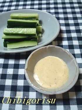 野菜スティックの✿ディップ