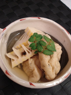 たけのことがんもどきの煮物