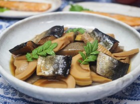 母の味☆身欠きにしんとたけのこの煮物