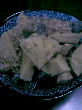 簡単♪たけのこ&コンニャクの煮物