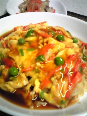 ~焼きそばde天津麺☆~