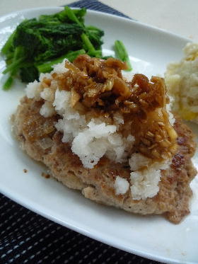 おろし豆腐ハンバーグ　万能だれがけ