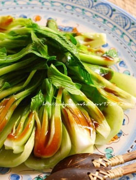 超しゃっきり♪茹で上げチンゲン菜
