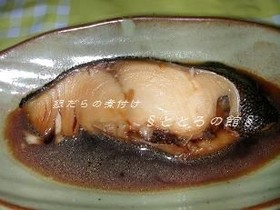 銀だらの煮付け