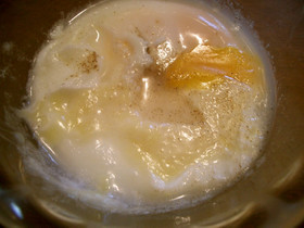 朝食に！レンジで簡単！卵チーズ