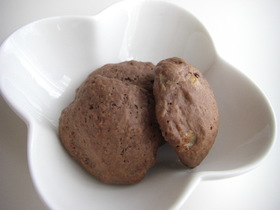 ノンオイル＊チョコバナナ　パンクッキー♪