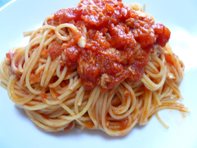 トマトとツナのパパッとパスタ♡