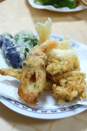 カレー風味の天ぷら