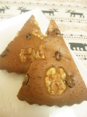 米粉と黒ゴマ☆くるみバターのケーキ