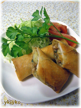 ポテ☆カレー春巻き