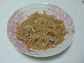大根と油揚げの炒め煮☆