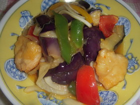 鶏胸肉と茄子の南蛮漬