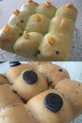 色んなフレーバーで✿ちぎりパン