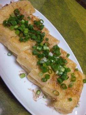 ★簡単！油揚げと納豆で一品料理★