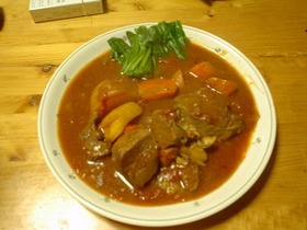 簡単牛スジシチュー