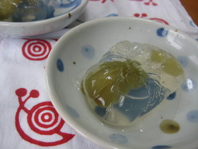 梅酒ゼリー