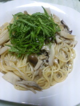 +お手軽カンタン♪きのこの和風パスタ+