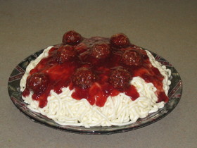 誕生日ケーキ　〜スパゲッティ〜