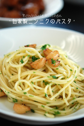 シンプルなニンニクのペペロンチーノ