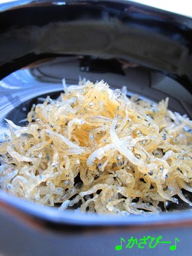 レンジでチン♪簡単カリカリじゃこ