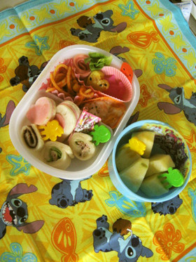 サンドウィッチ弁当　幼稚園　年少