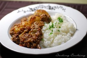 圧力鍋で作る、超簡単トマトカレー♪