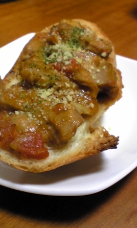 ハチノスのトマト煮込み
