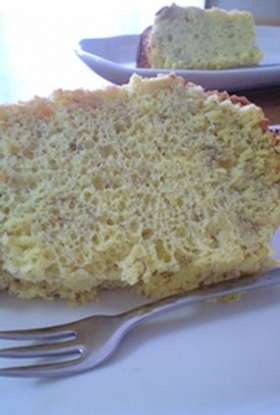 ダイエットの味方♪バナナシフォンケーキ