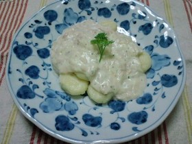 じゃがいものニョッキ クリームソース