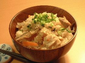 ホッカホカ鶏ごぼうご飯☆