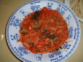 お手軽！砂肝のトマト煮