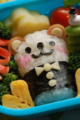 キャラ弁♪　俵おにぎりでっくまっ＾＾