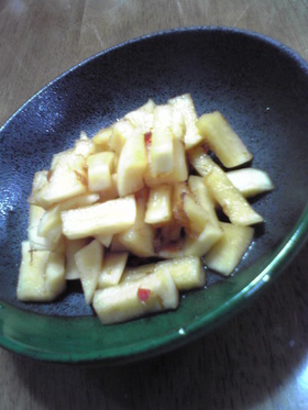 箸がとまらない！大根の漬物。