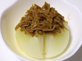 レンジdeなめ茸玉ねぎ☆彡