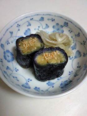 なすの味噌田楽～チンだけで