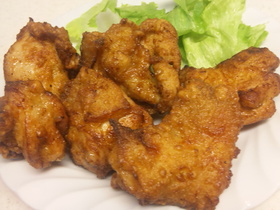 簡単☆外カリッ中ジューシーな鶏のから揚げ