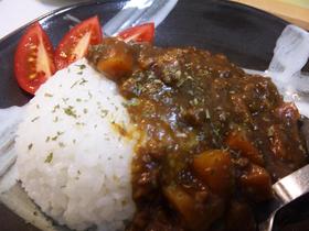 こどもが大好き☆ひきにくカレー☆