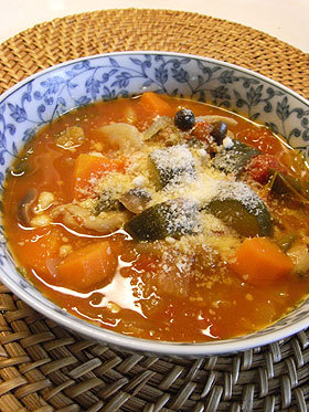ダイエットにも！うちのミネストローネ