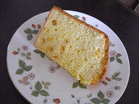 ゆずシフォンケーキ