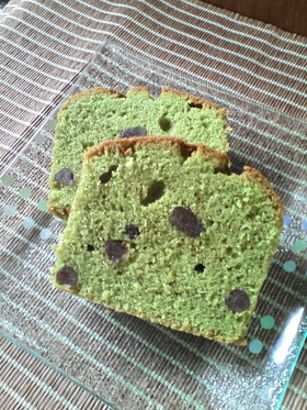 春色抹茶パウンドケーキ♪