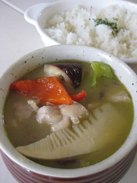 我が家のグリーンカレー