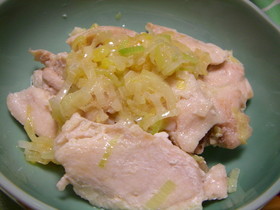 とり胸肉のねぎ塩だれ！！