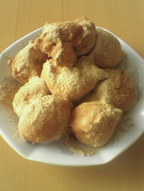 給食の味　お豆腐ドーナツ　きなこ味　