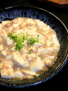 白い和風麻婆豆腐