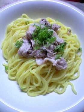 適当deウマ!!茹で豚肉の塩だれ和えそば